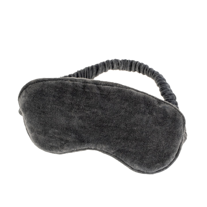 Velvet Eye Mask - blue graphite