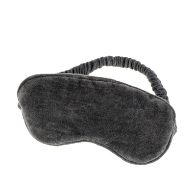 Velvet Eye Mask - blue graphite
