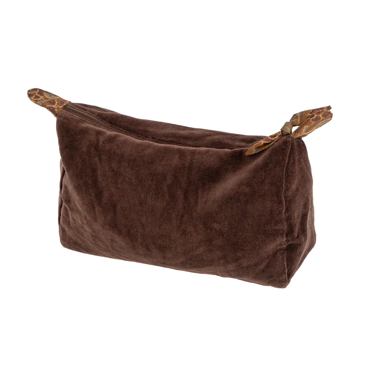 Velvet Pouch - sangria