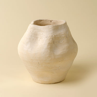 Dented Terracotta Vase
