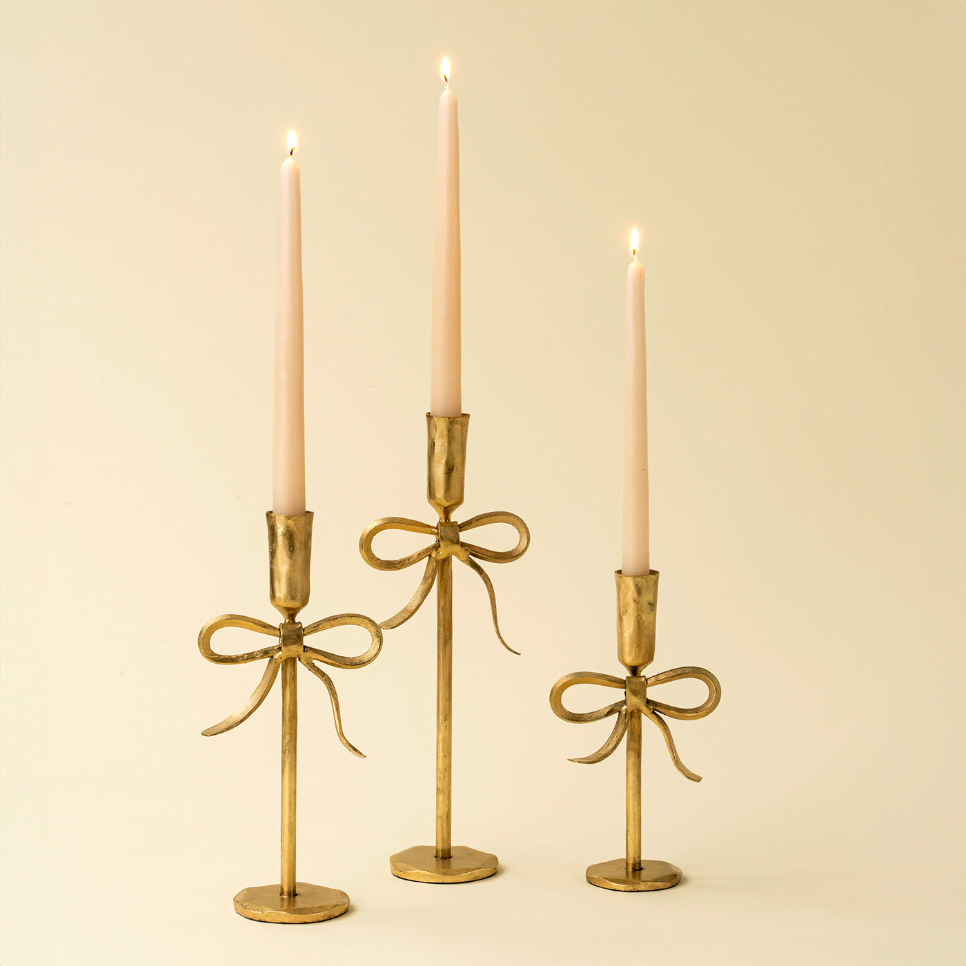 Bow Forged Candlesticks