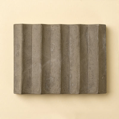 Concrete Soap Dish - ripple