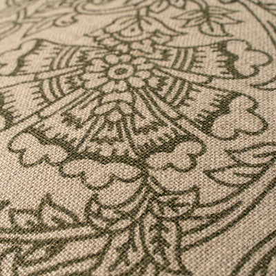 Floria Linen Pillow - green