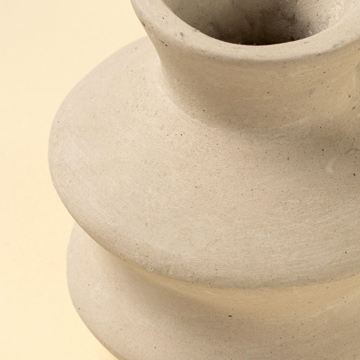 Wave Paper Mache Bud Vase