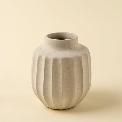 Alba Paper Mache Vase - small