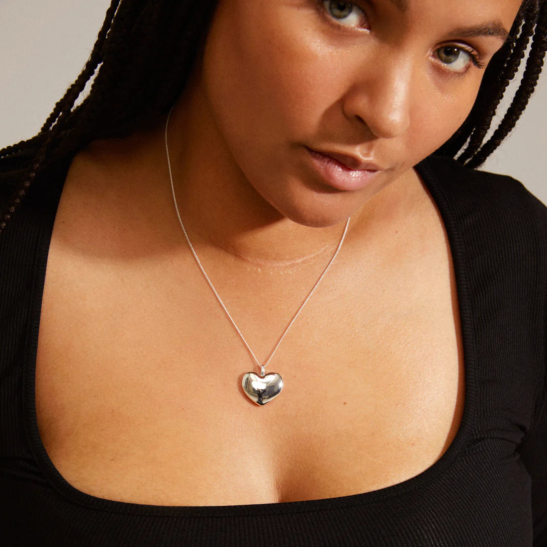 Sophia Necklace (large) - silver