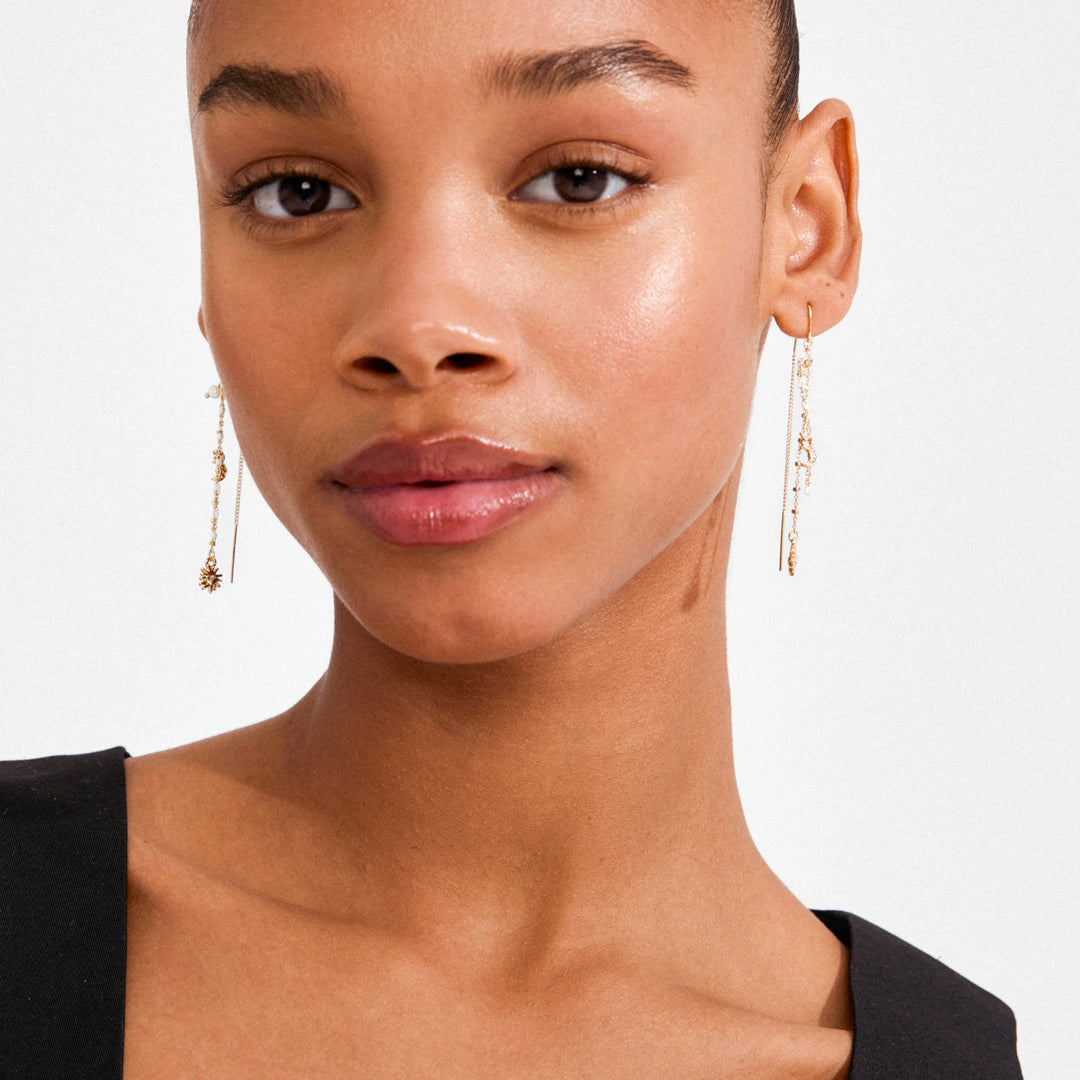 Mylan Chain Earrings - gold