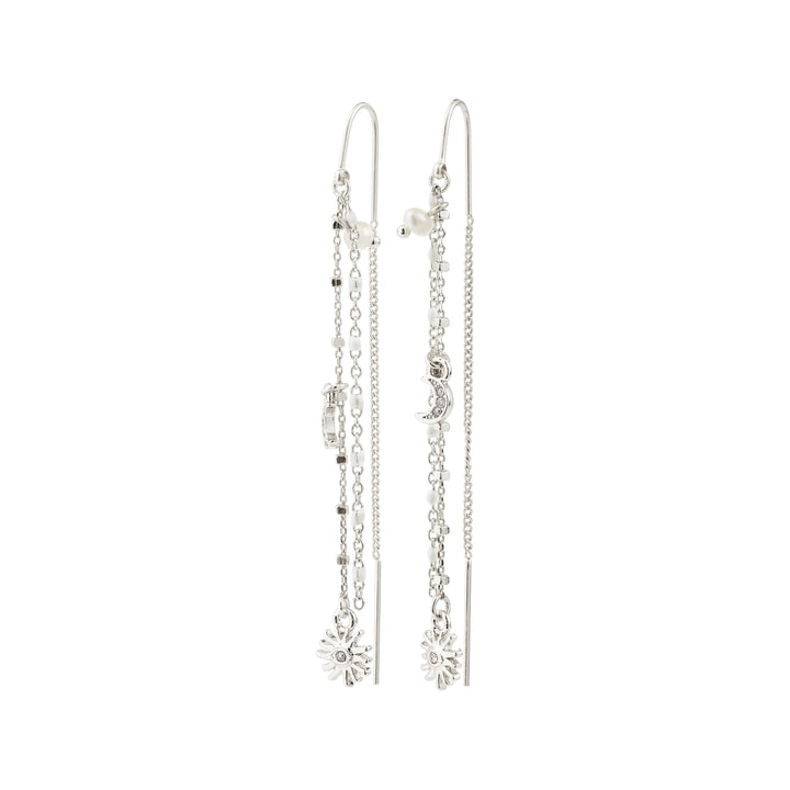 Mylan Chain Earrings - silver