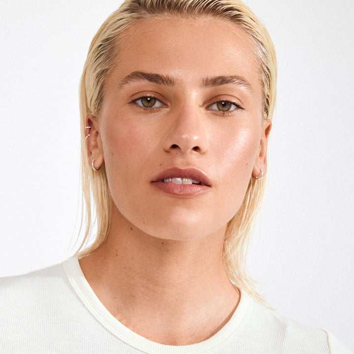 Ariella Hoop Earring Set - silver