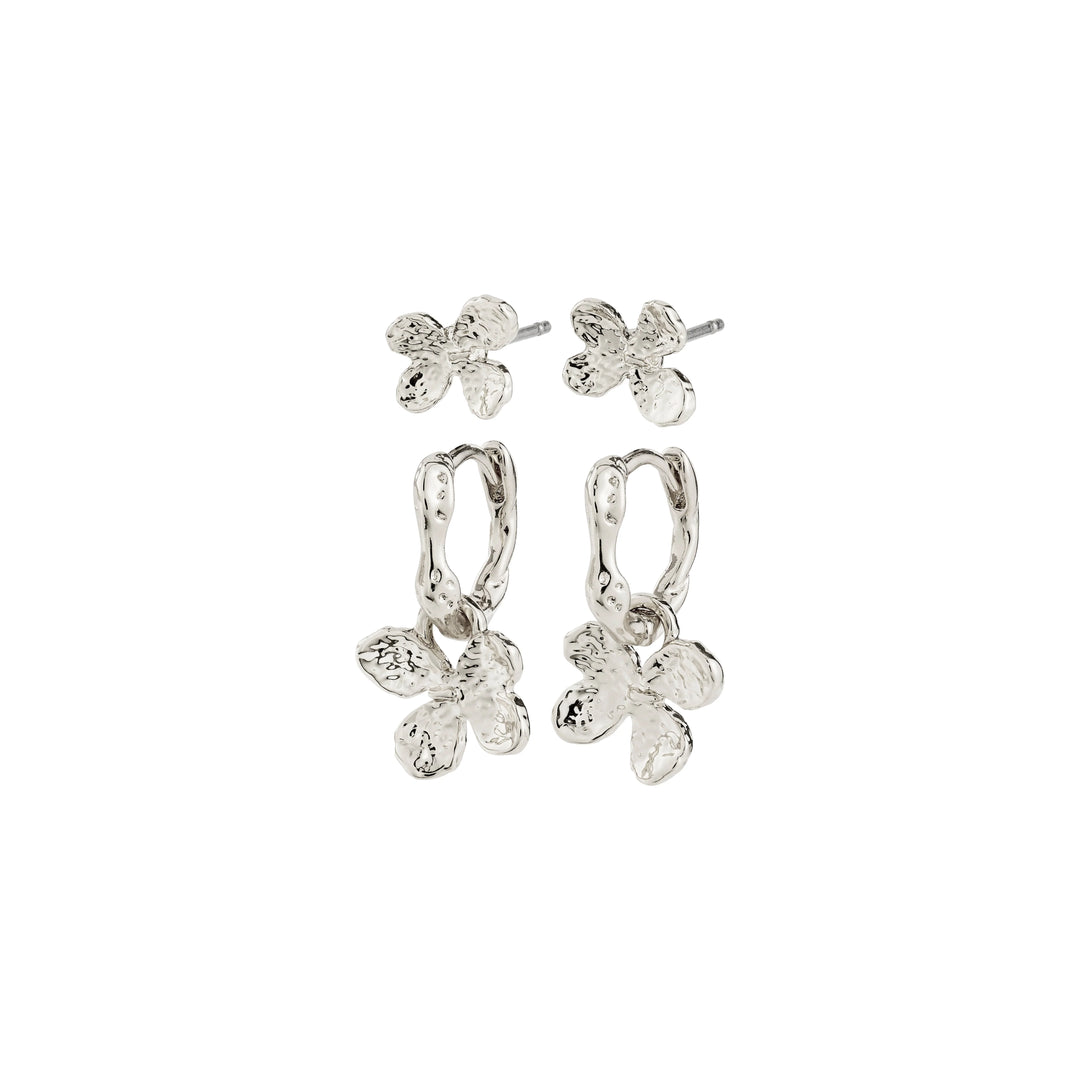 Ajani Earrings Set/2 - silver
