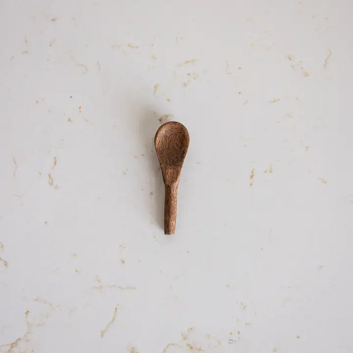 Mini Wood Salt Spoon
