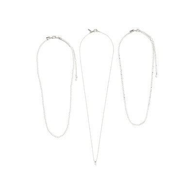 Baker 3-in-1 Necklace - silver