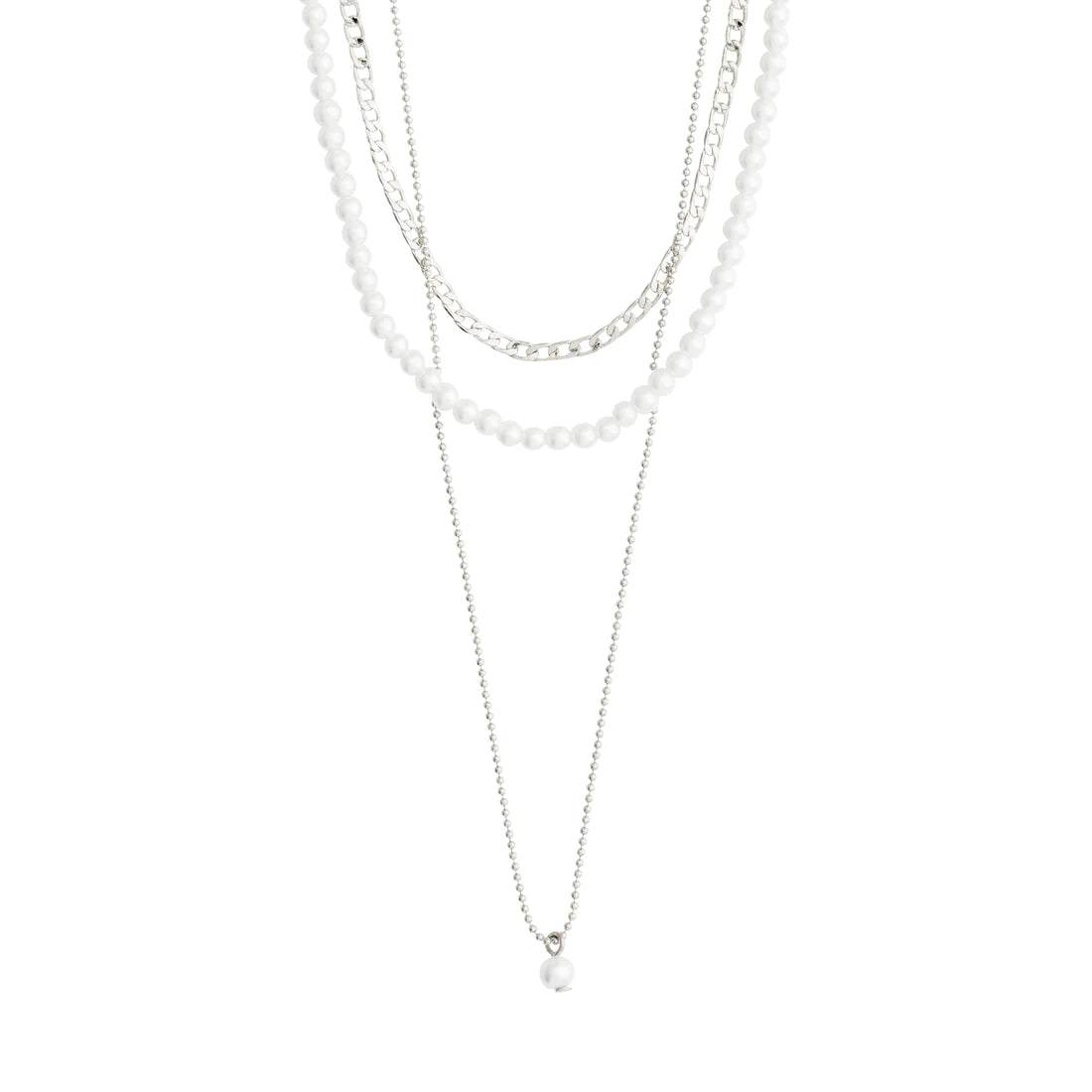 Baker 3-in-1 Necklace - silver