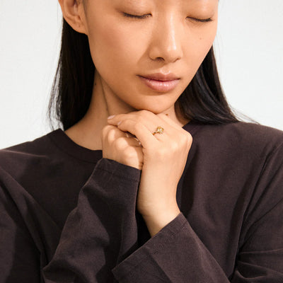 Lulu Sun Stacking Ring - gold
