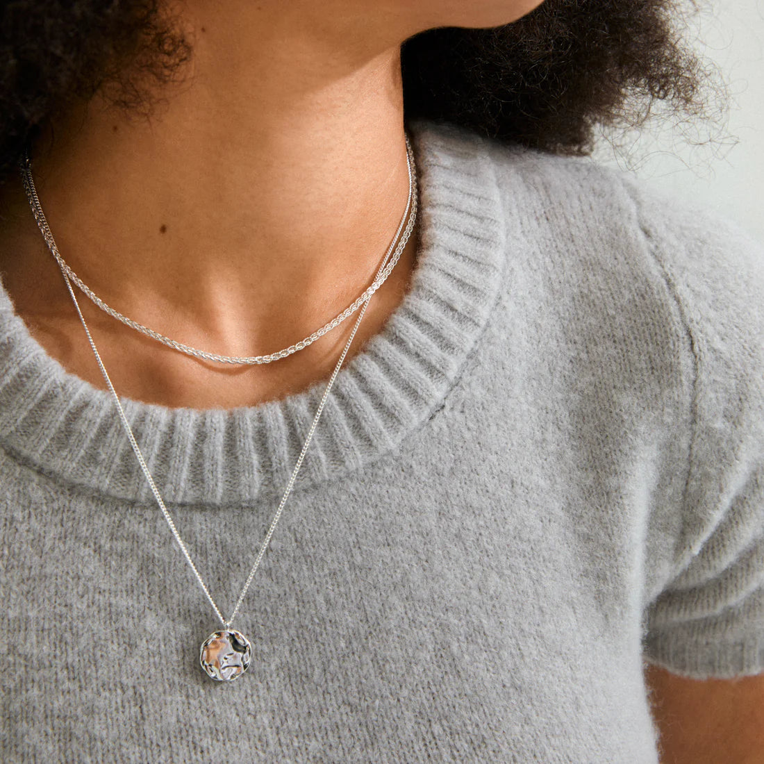 Declan Necklace - silver