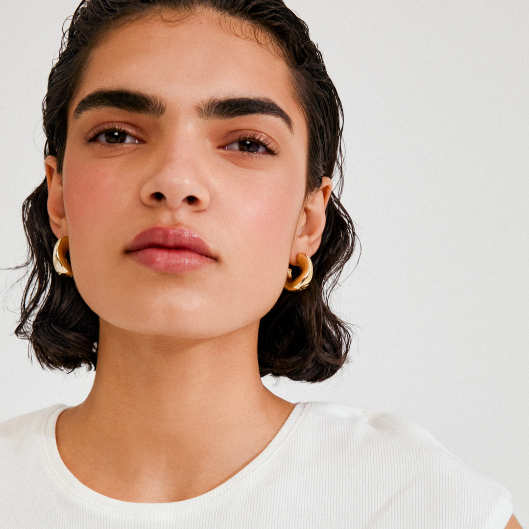 Jennings Hoop Earrings - gold