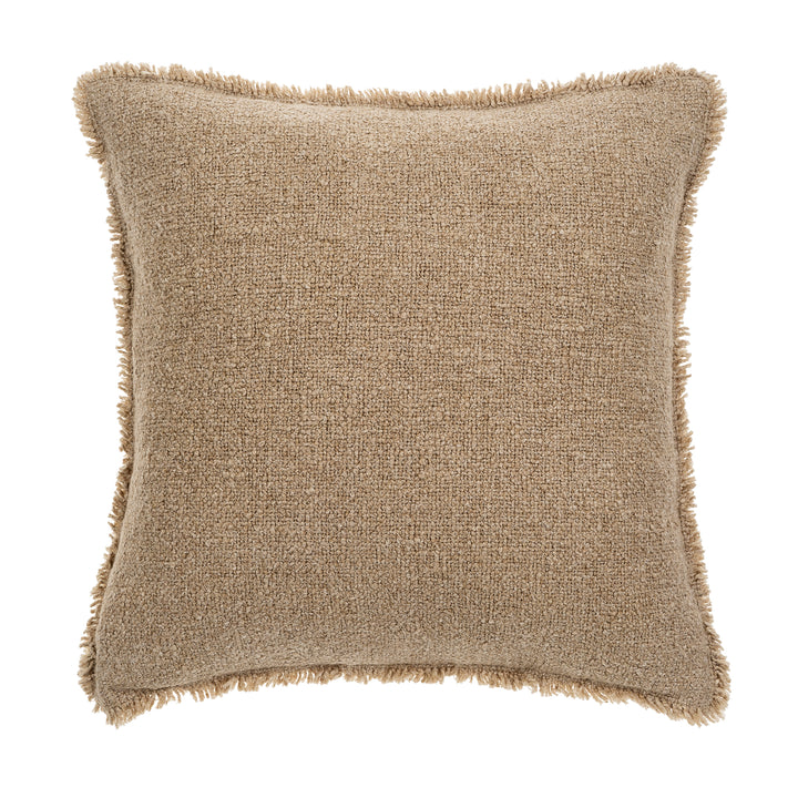 Fringed Boucle Pillow