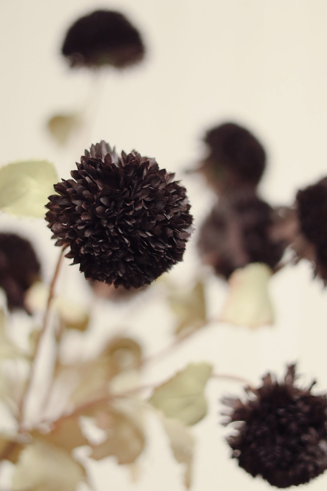 Pom Pom Floral Spray