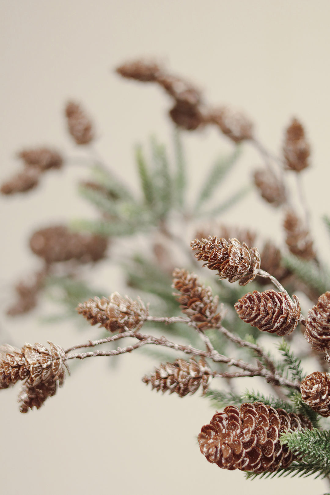 Frosted Pinecone Sprig