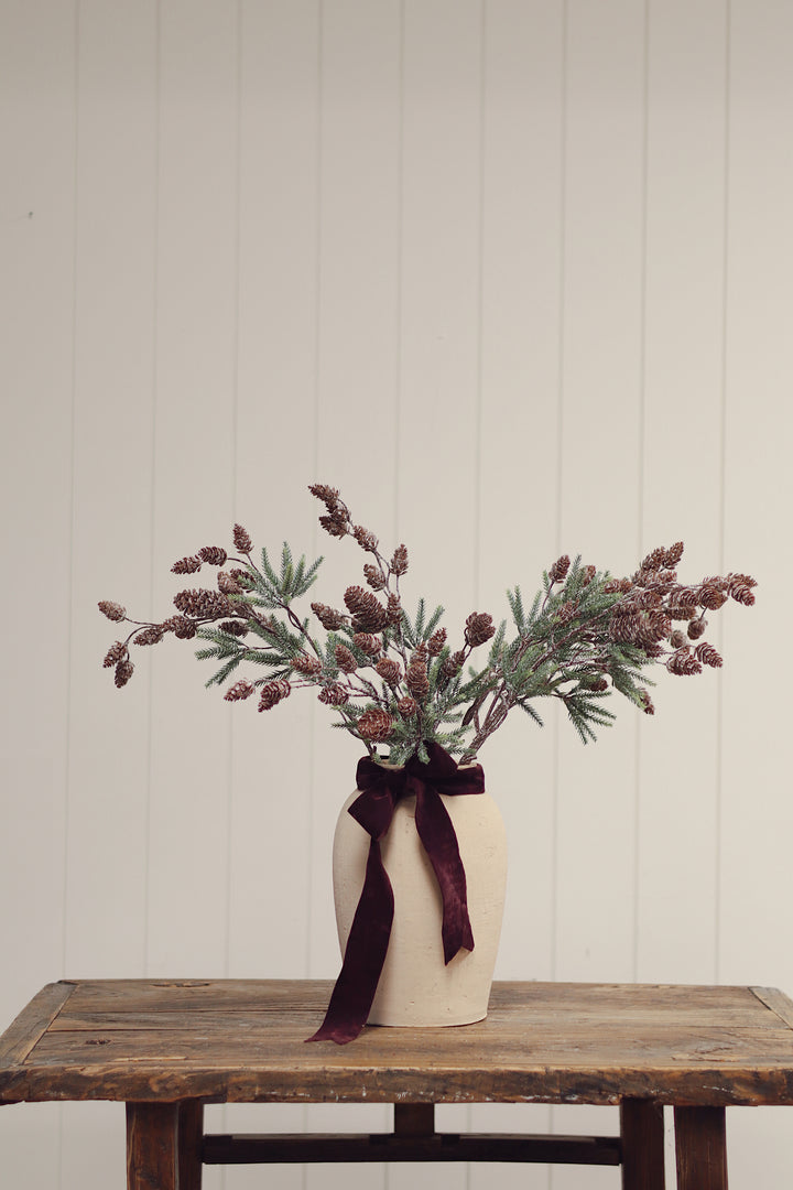 Frosted Pinecone Sprig