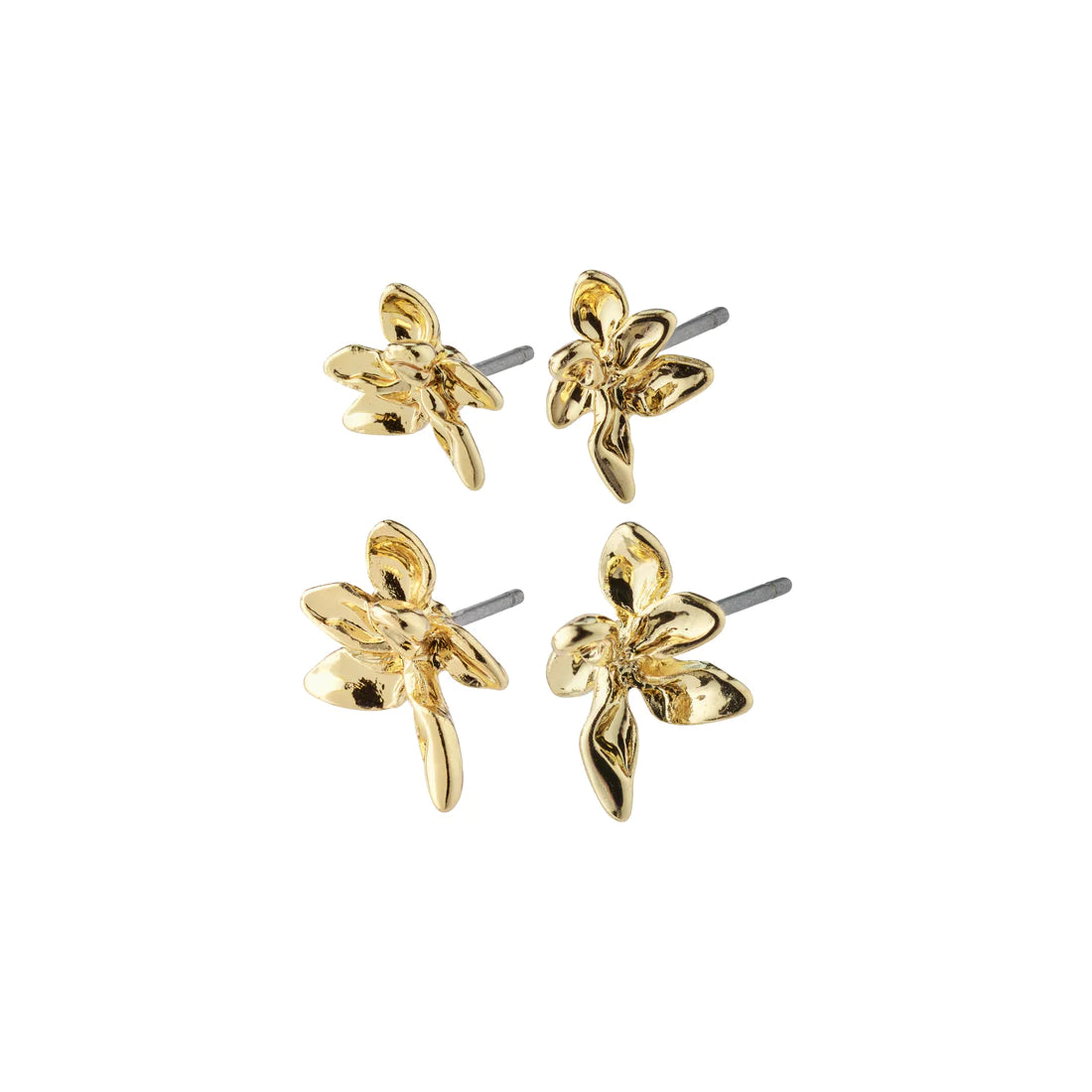 Riko Earrings 2-in-1 set - gold