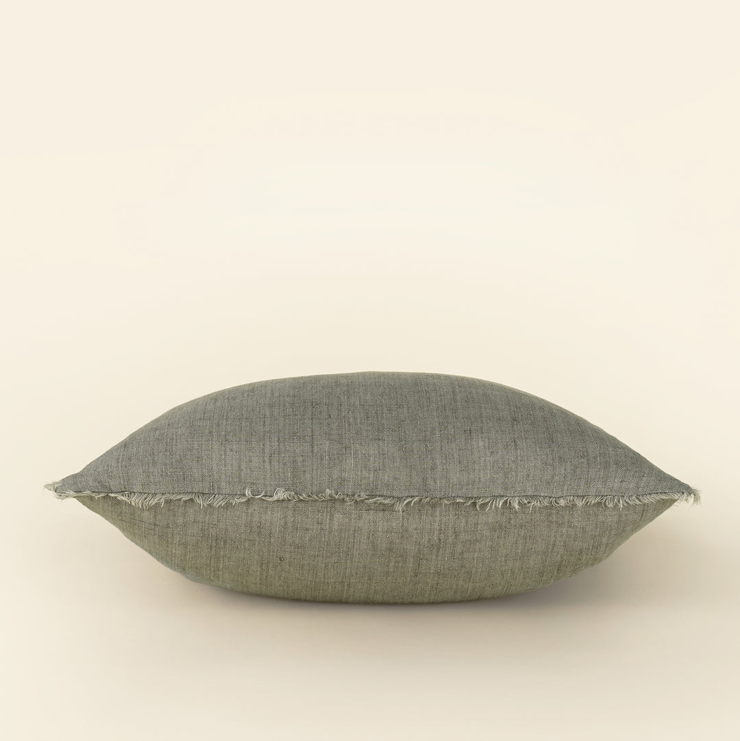 Lina Linen Pillow - warm grey