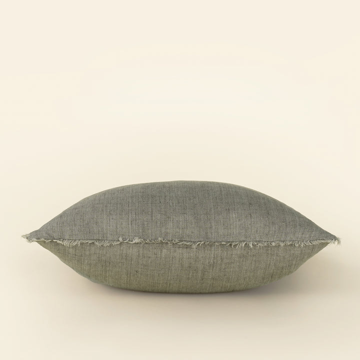 Lina Linen Pillow - warm grey