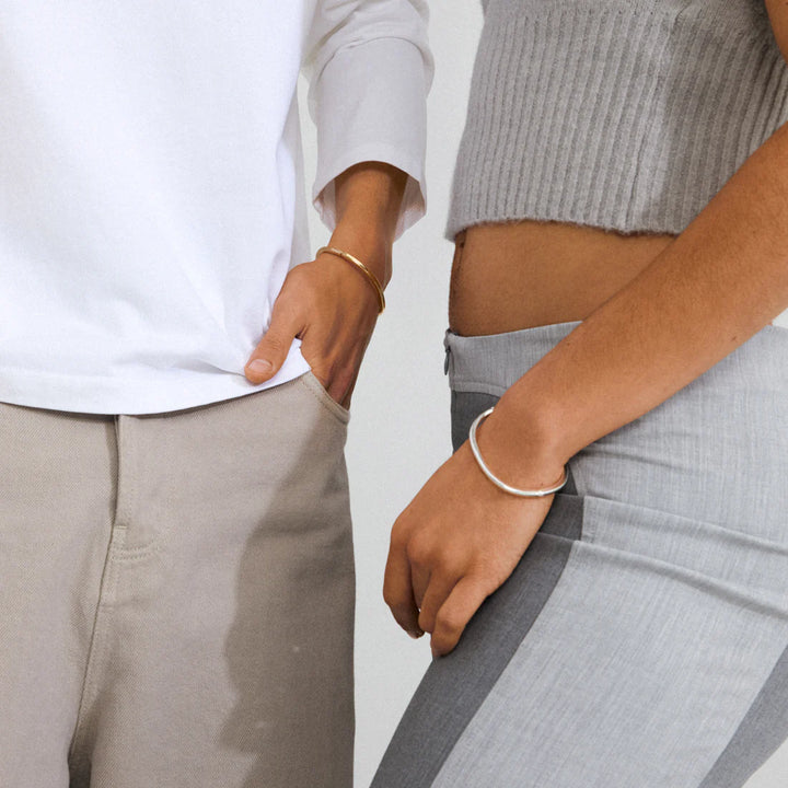 Alaia Bangle - silver