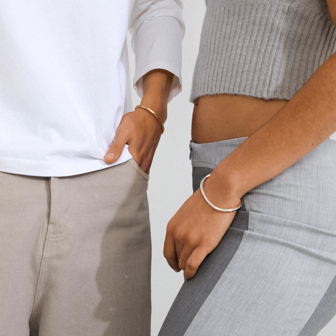 Alaia Bangle - silver