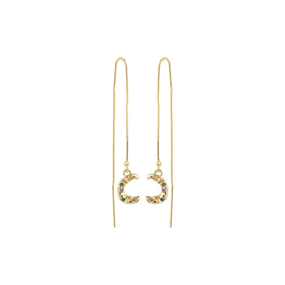 Remy Chain Earrings - gold