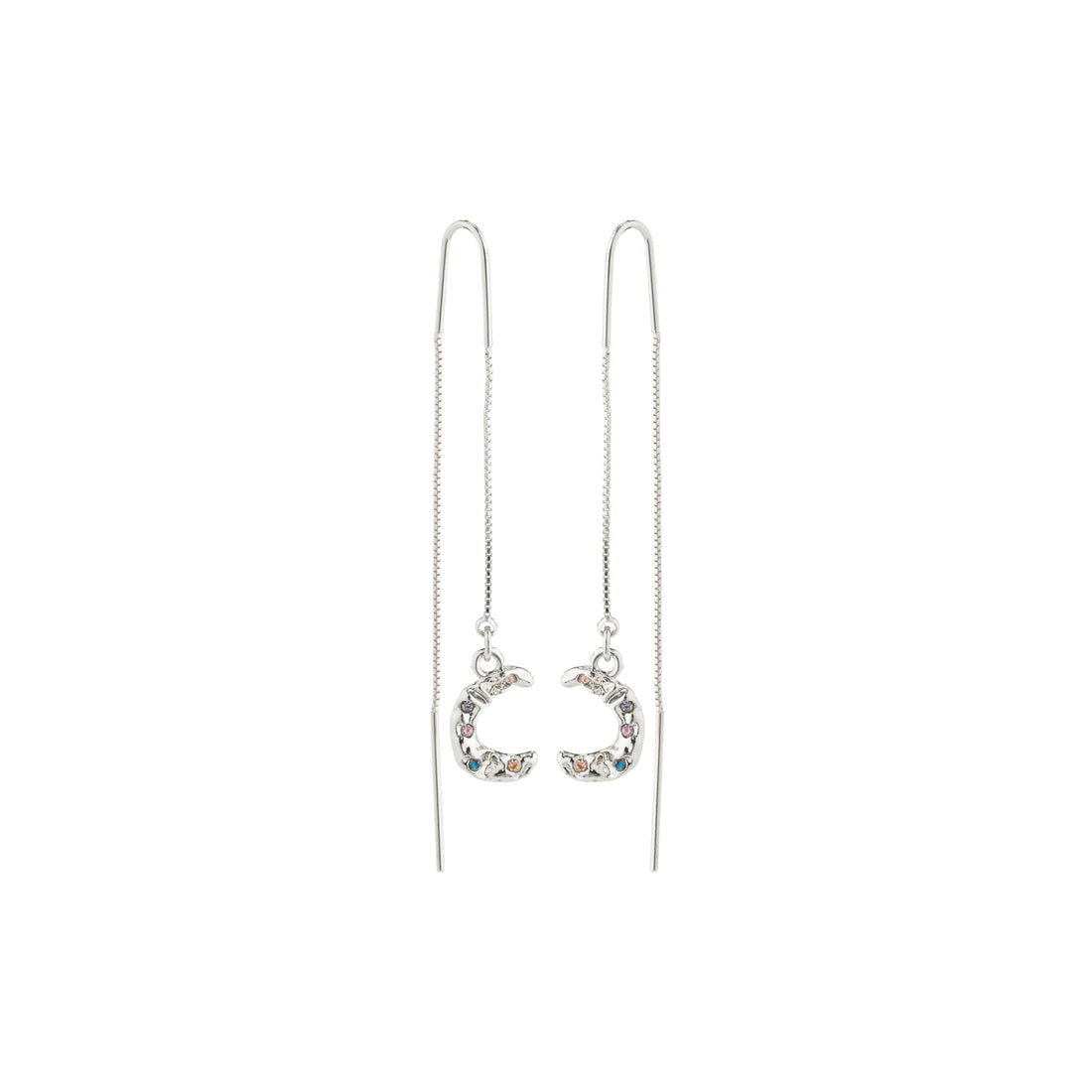 Remy Chain Earrings - silver