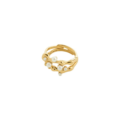 Hadley Rings 2-in-1 set - gold