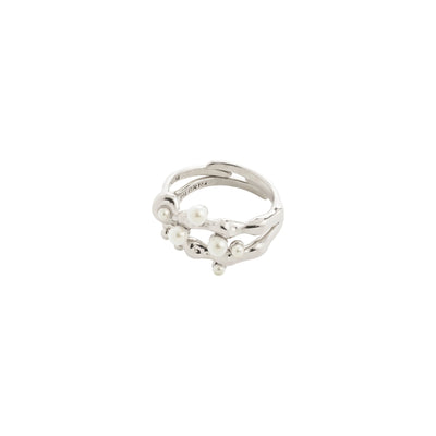 Hadley Rings 2-in-1 set - silver