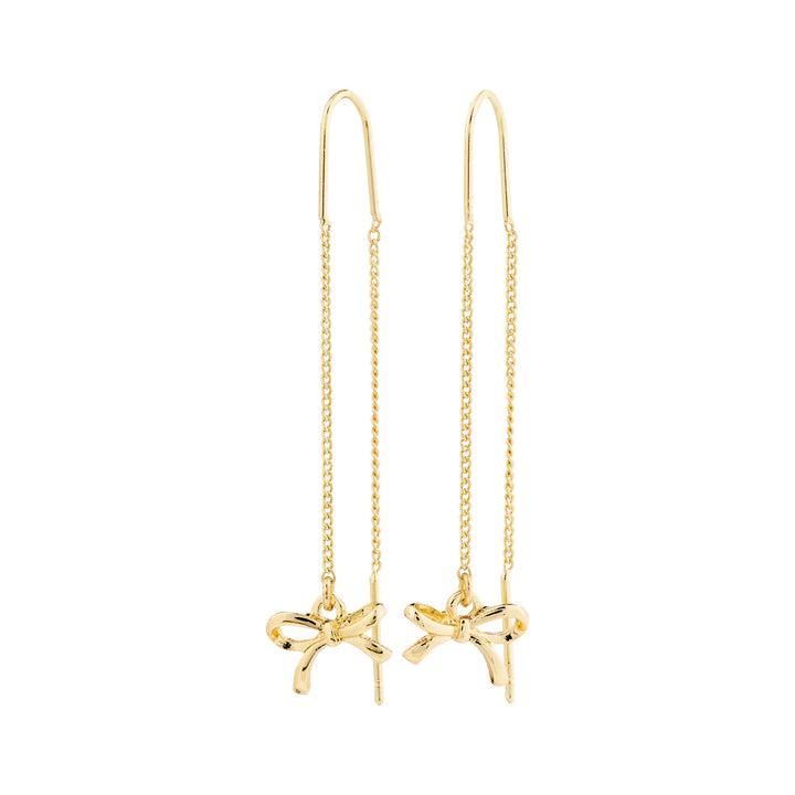 Lysandra Chain Earrings - gold