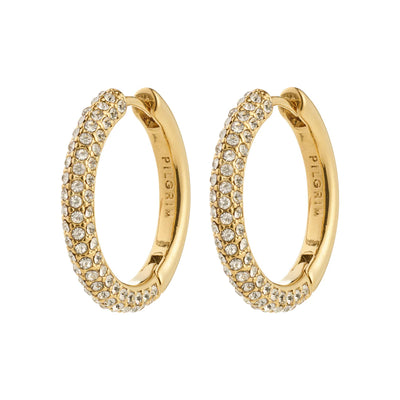 Tatum Large Hoops - gold