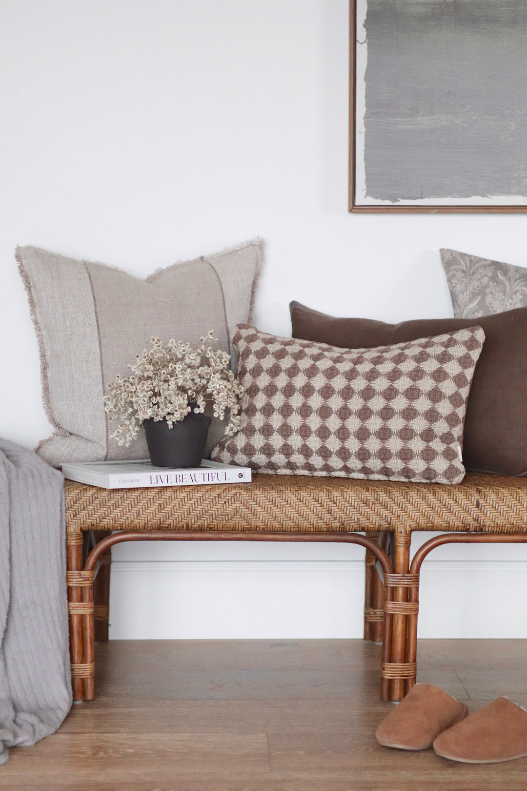 Check Weave Pillow