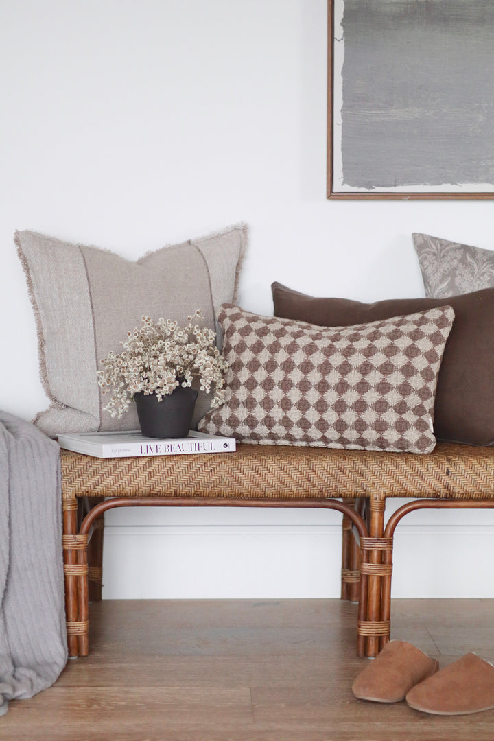 Check Weave Pillow