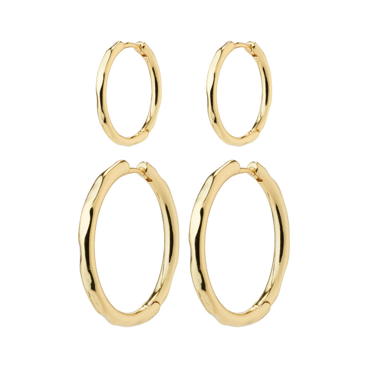 Eve Hoop Earrings - gold