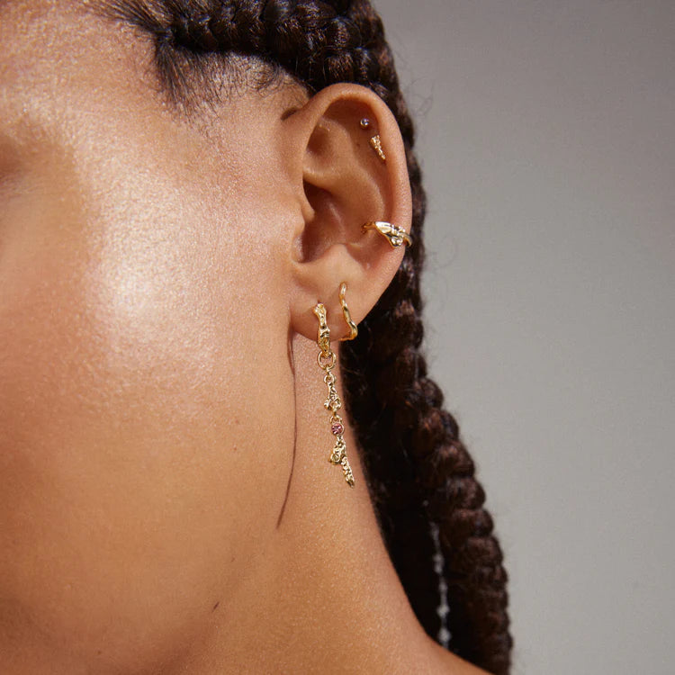 Irene Earring &amp; Cuff 5-in-1 set - gold