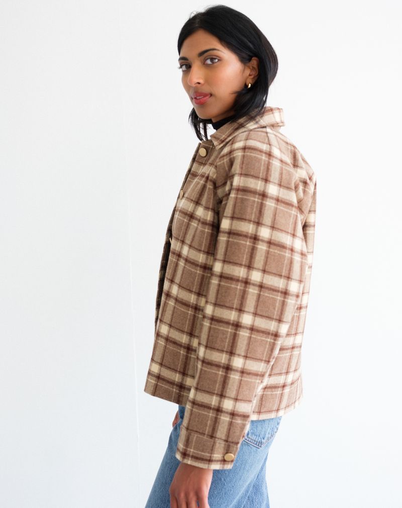 Remy Plaid Crop Jacket