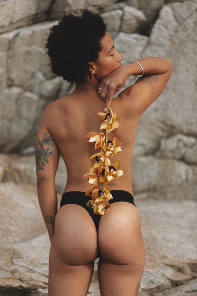 Huha Thong Undies - black