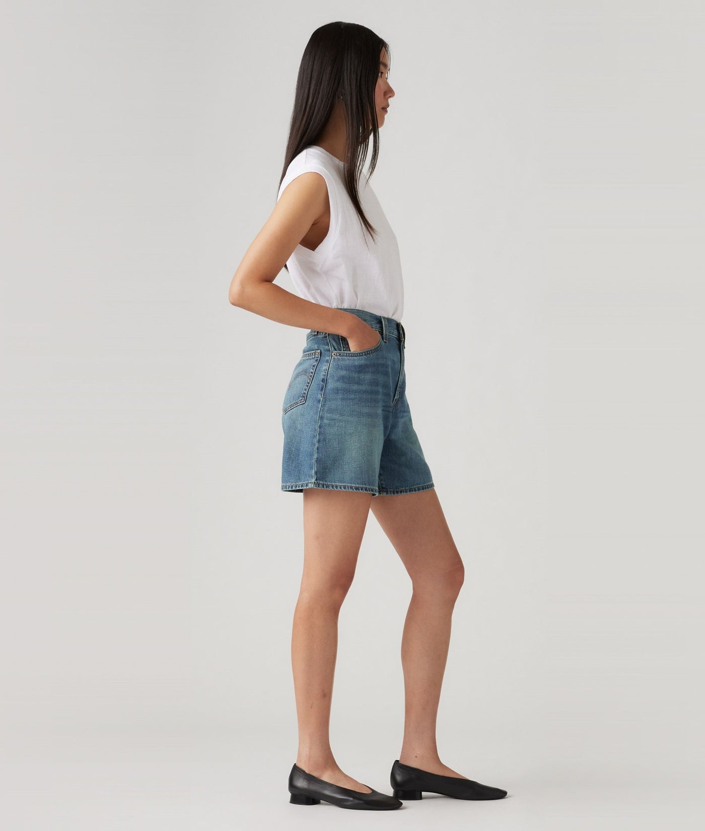 Levi's High Baggy Shorts - stop flaxing