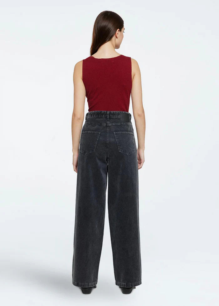 Aiyas Corduroy Pant - dark grey