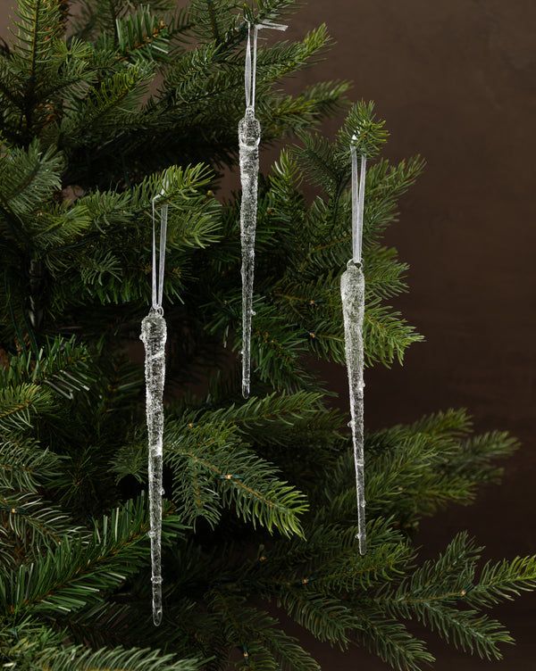 Hanging Icicles set/4 - 9"