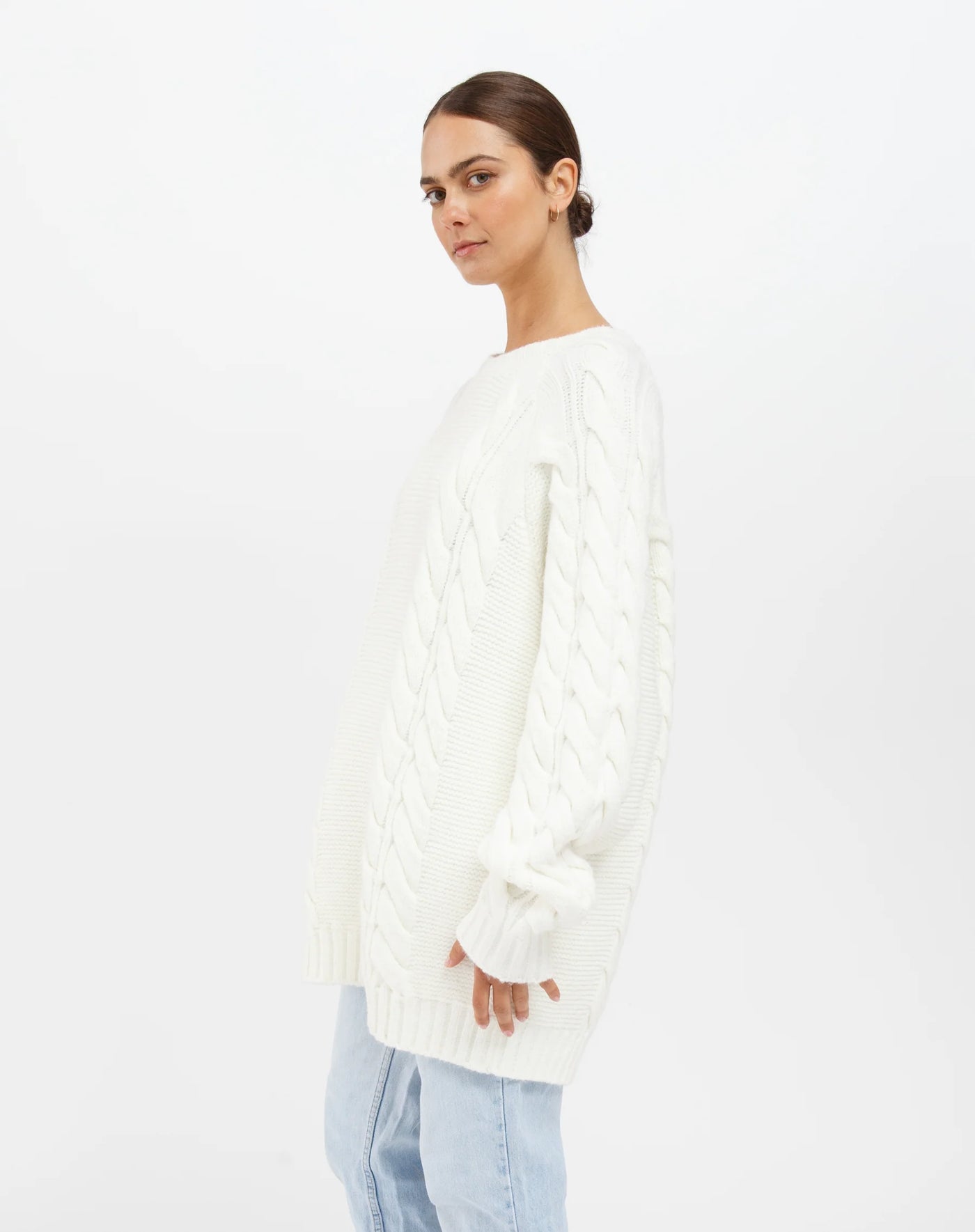 Adele Big Sister Sweater - cream