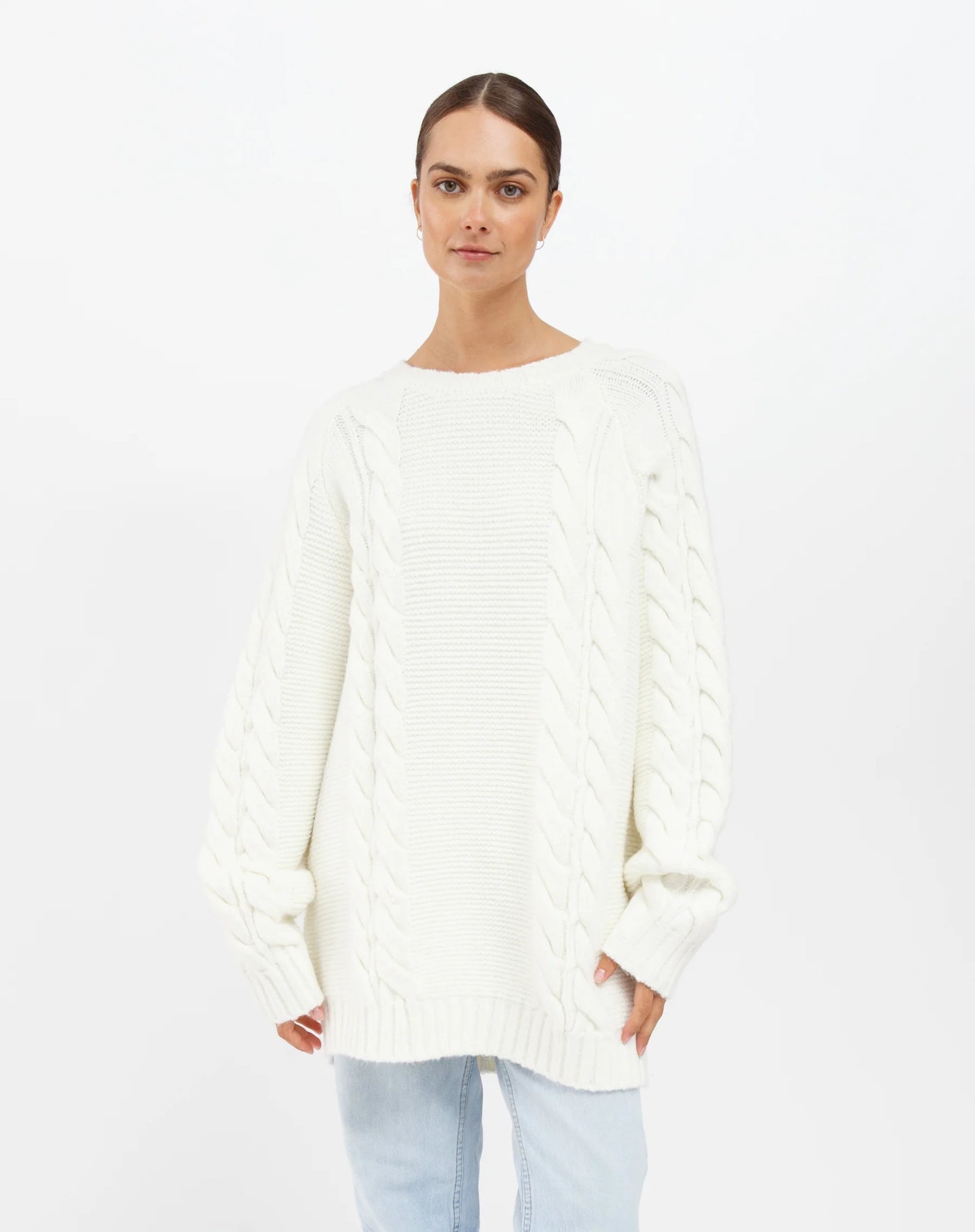 Adele Big Sister Sweater - cream