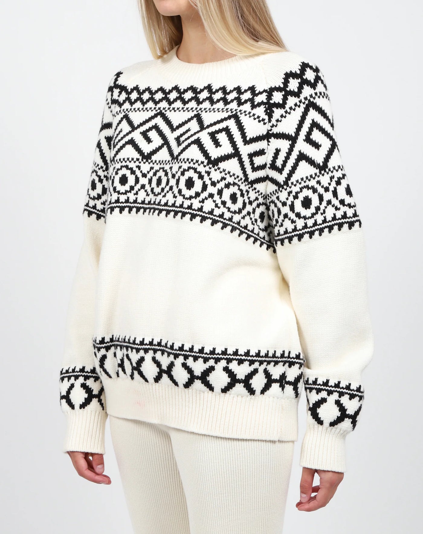 Faire Isle Sweater - cream