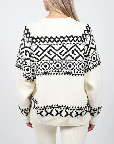 Faire Isle Sweater - cream