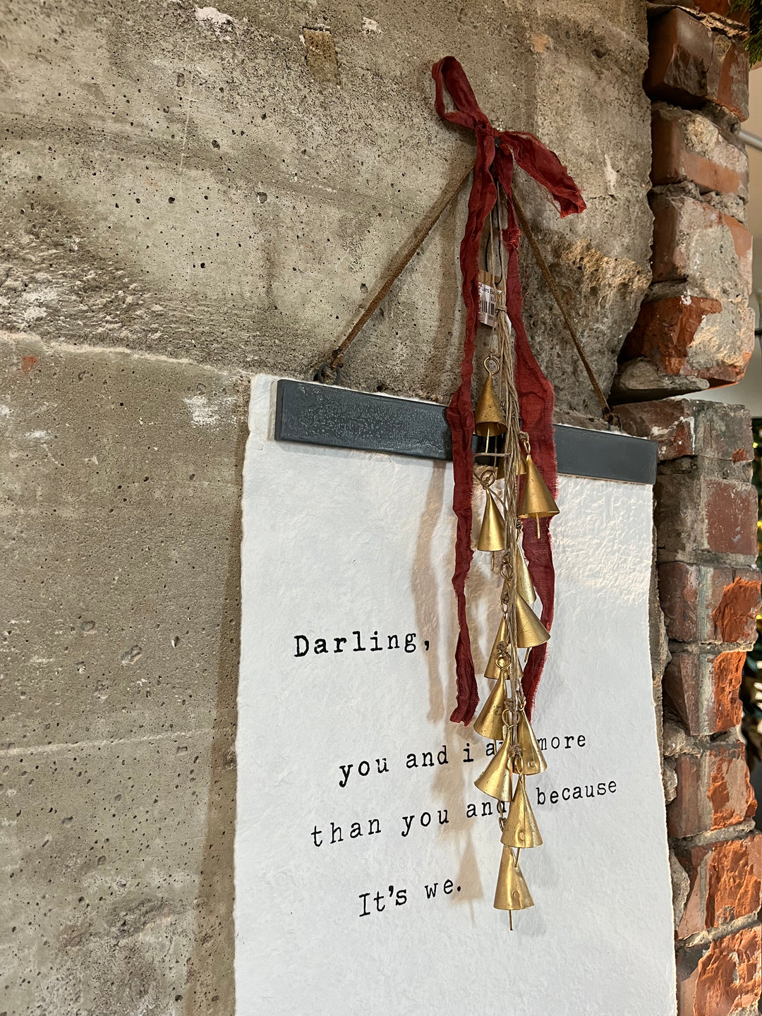 Torn Silk Ribbon - red