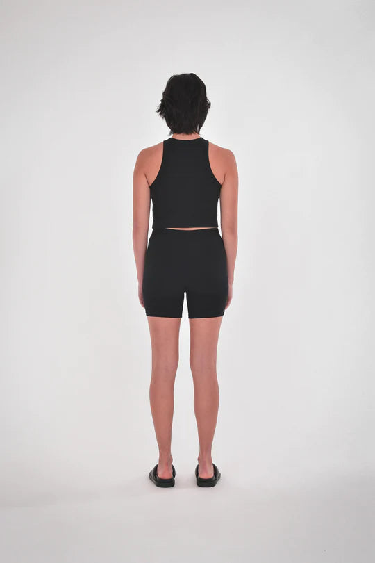 Cory Crop Tank - black